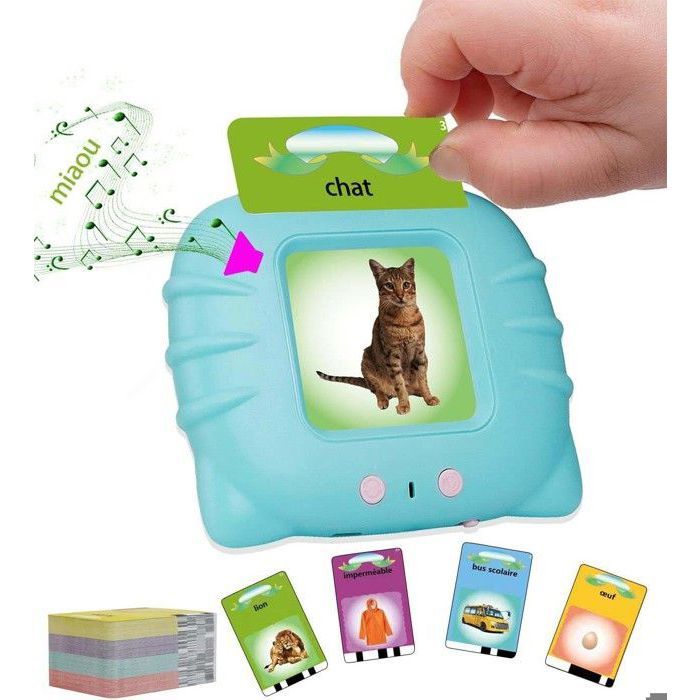 Carte flash parlante Montessori : jeu éducatif pour l'apprentissage de l'alphabet dès 12 mois Carte flash parlante Montessori : jeu éducatif pour l'apprentissage de l'alphabet dès 12 mois