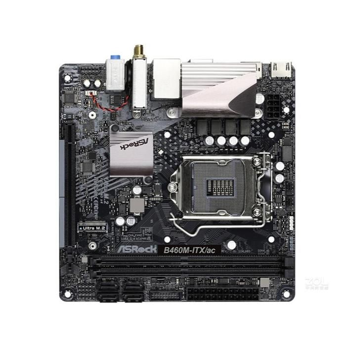 Carte mère ASRock B460M-ITX/ac Intel B460 LGA 1200 2xDDR4 64GB Mini-ITX - Asrock