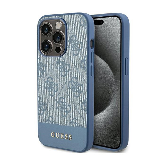 Étui Guess pour iPhone 15 Pro Max 6.7 étui rigide 4G Stripe Collection Neuf