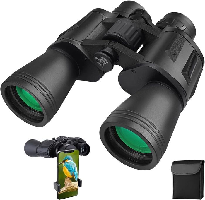 Jumelles 20x50, télescope compact, étanche, vision nocturne, chasse — free download
