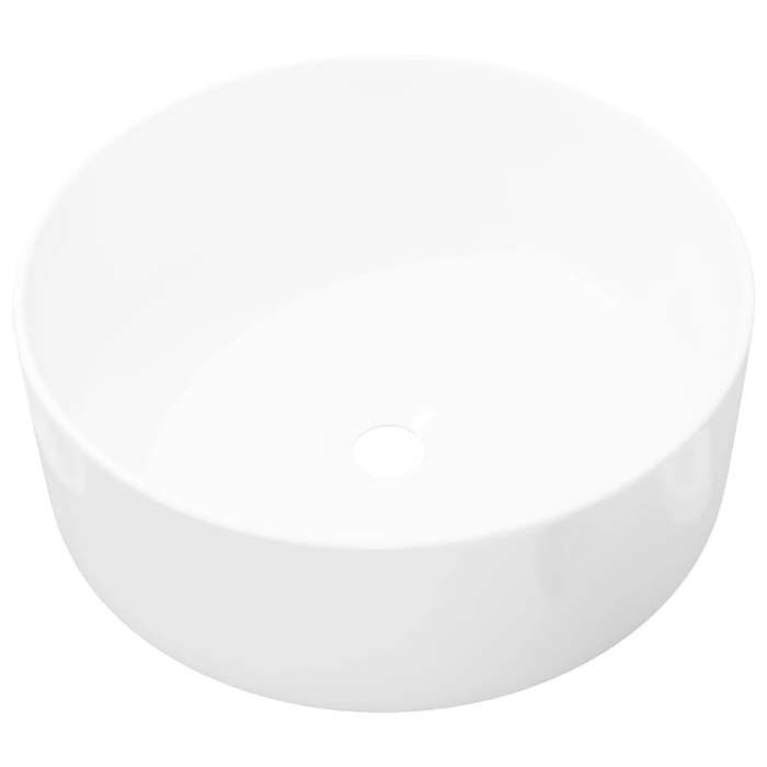 Lavabo À Poser/ Lavabo ronde Céramique - UU - Blanc 40 x 15 cm SMGCC992216