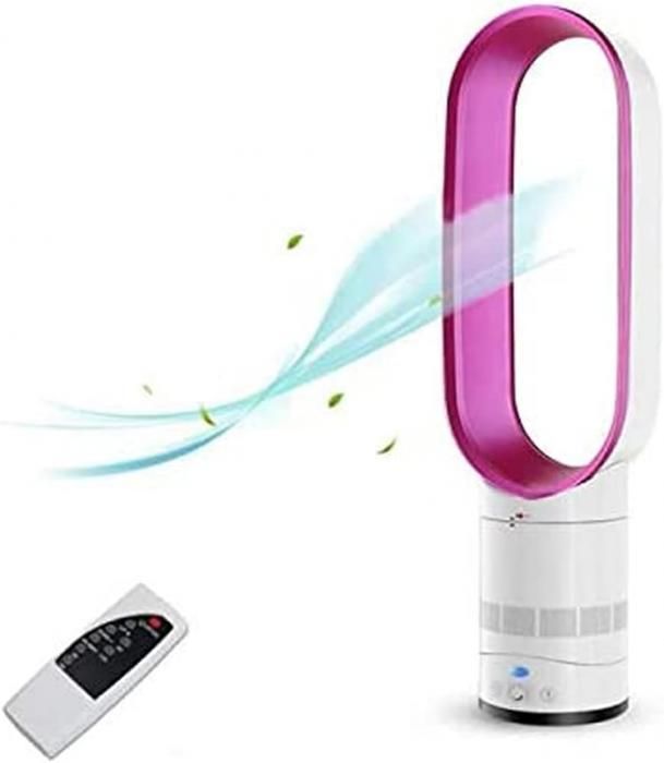 Ventilateur sans pales - KZQ - 16 pouces - Rose - Télécommande - Minuterie 0.5-2H - Kzq