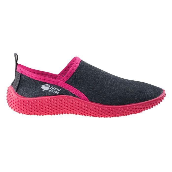 Chaussures aquatiques fille Aquawave Bargi - dark grey melange/rouge red