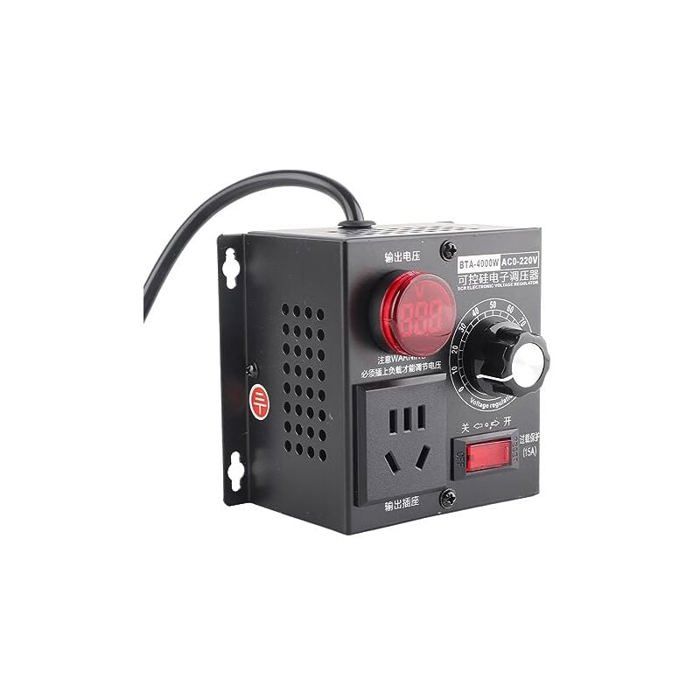 Régulateur De Tension Thyristor Numérique 220V 4000W - Variateur Puissance Et Température