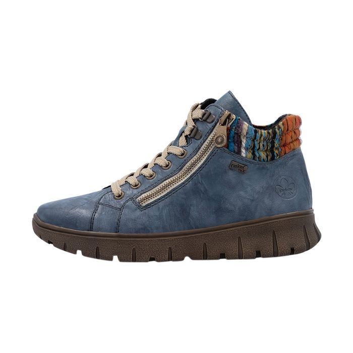 Rieker Basket Montante Cuir Rieker Odeon - Bleu
