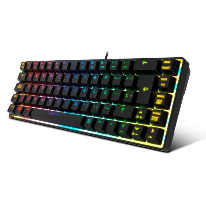 Clavier Krom NXKROMKERNELPROSP – Mécanique, RGB, Bluetooth 5.3, QWERTY - vue 7