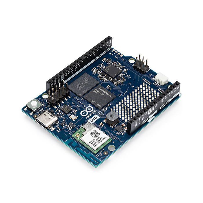 Microcontrôleur - Arduino - Arduino UNO Q - 2 Go RAM - 16 Go eMMC - Quad-core ARM Cortex-A53 - Wi-Fi - Bluetooth - USB-C