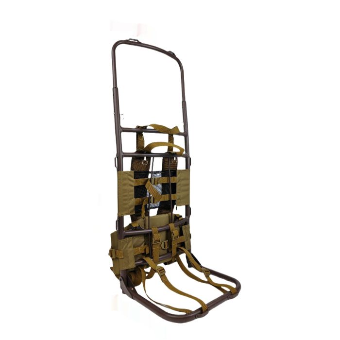 Marron Sac à dos cadre aluminium randonnée trekking charge lourde confort renforcé épais support extérieur sport montagne alpinisme