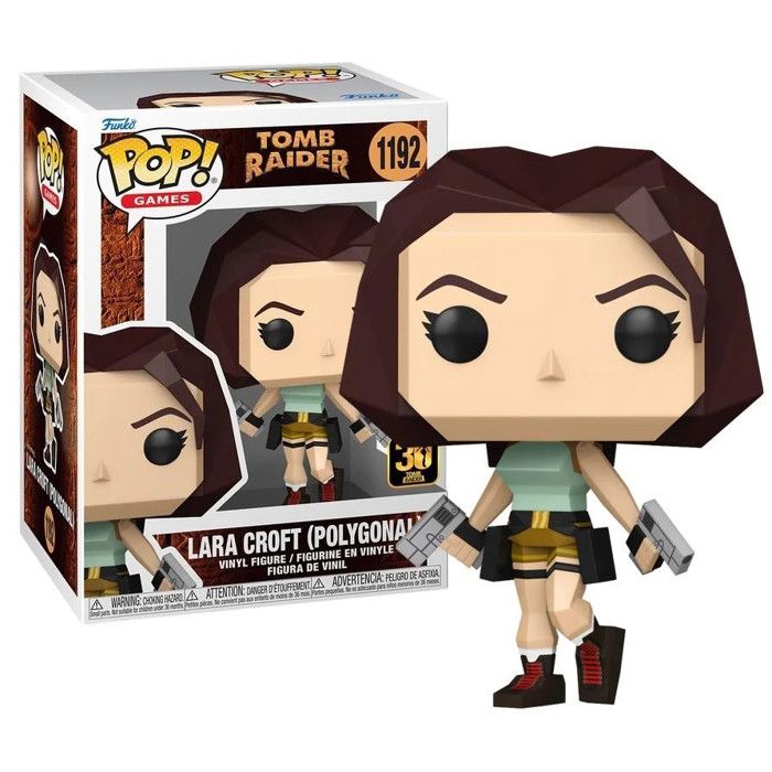 Tomb Raider Figurine POP! Lara Croft Polygon 9 cm - vue 2