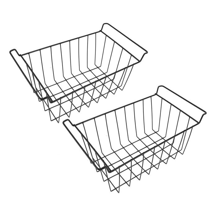HURRISE organisateur de rangement en fil de congélateur Panier de electromenager accessoires L L 415 cm X L 245 cm X H 20 cm