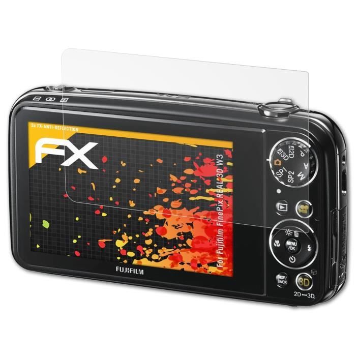atFoliX Protecteur d'écran Compatible avec Fujifilm FinePix X100S Film Protection d'écran 3X antiréfléchissant et Absorbant Les Chocs FX Film Protecteur 