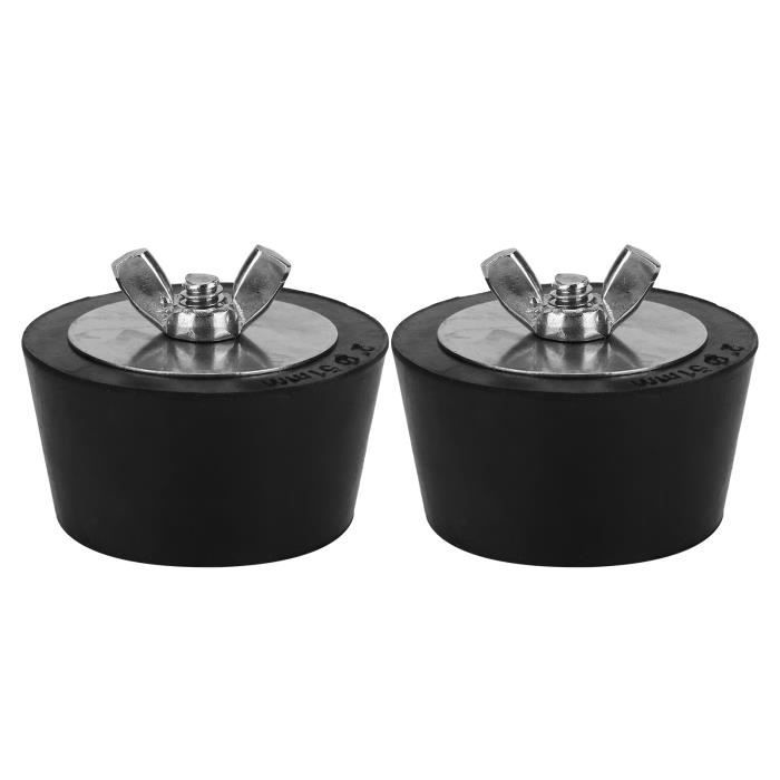 Jenngaoo Bouchon Piscine Hivernage 2.5 Pouces - Bouchon Expansion Caoutchouc + Vis Inox - Protection Tuyauterie Hiver