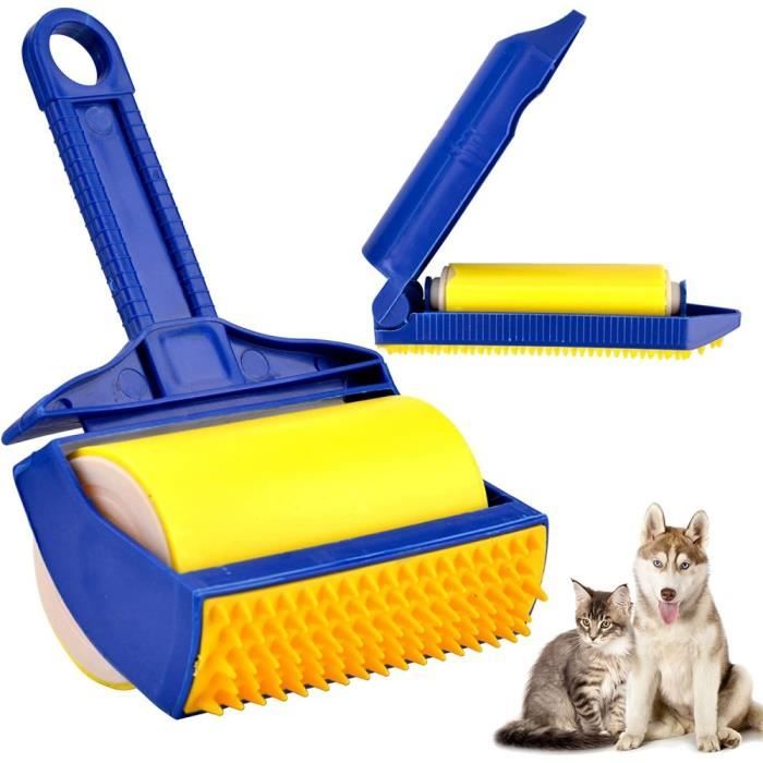Rouleau Adhésif Lavable Anti-peluches – Lot De 2, Réutilisable, Pour Vêtements, Canapé, Tapis