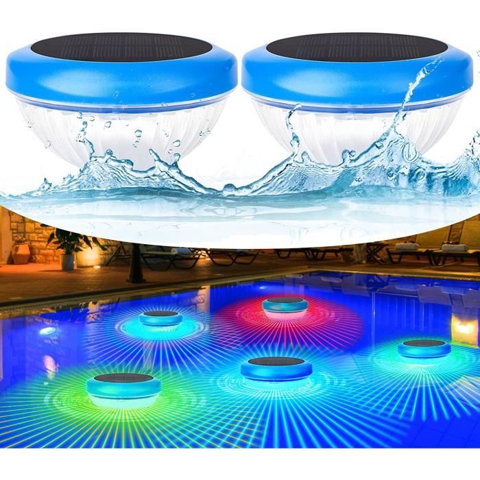 Lumière Piscine Flottante,Lampe Solaire Piscine Avec Rgb Couleurs — free download