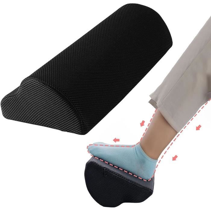 Repose-pieds Ergonomique Intirilife Avec Mousse à Mémoire De Forme - Réglable En Hauteur, Multifonction