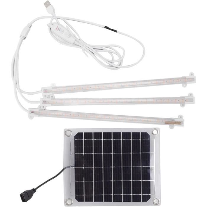 Zerodis Lampe De Croissance Solaire LED 5W – Bande Lumineuse USB 2M Pour Plantes Intérieur, Succulentes, Hydroponie