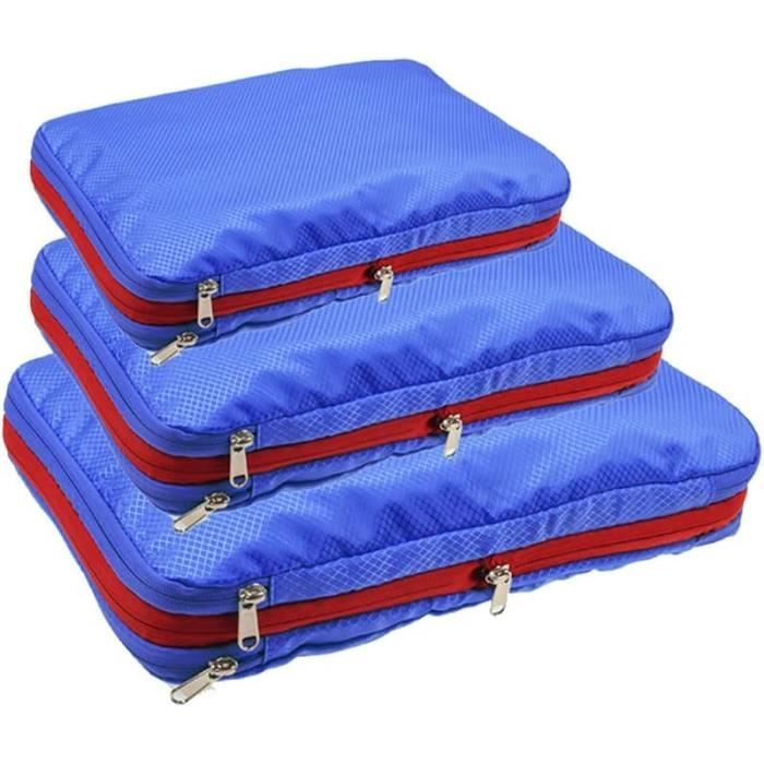 Ensemble organisateur de valise, 6 pièces cubes d'emballage de Ensemble organisateur de valise, 6 pièces cubes d'emballage de