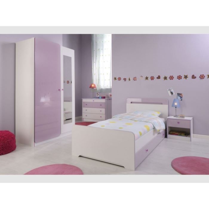 Chambre A Coucher 3 Pieces Mademoiselle Achat Vente Chambre