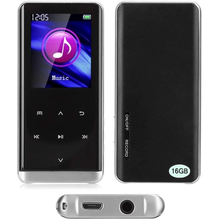 Lecteur MP4 Clip Sonic MP206 Argent - 8Go, Appareil Photo, Radio, écran 2,4 Pouces