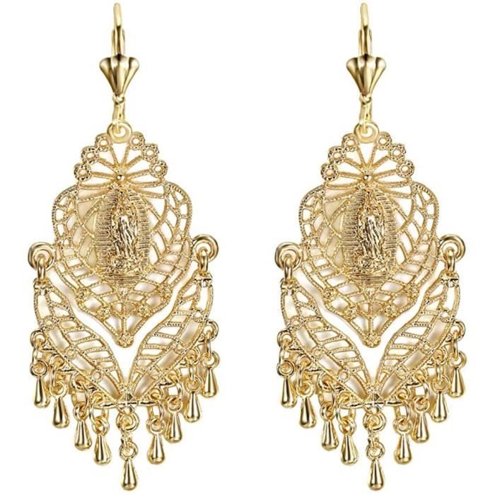 BOBIJOO JEWELRY Mod le Carmen Paire de Boucles d oreilles Gitane