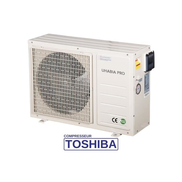 Pompe A Chaleur Piscine Jusqu A 50 M3 R32 Cop 5 Compresseur Toshiba Modele Uhabia Pro 20 De Bypiscine Cdiscount Jardin