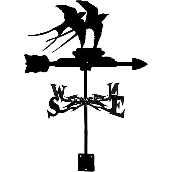 Animal En Fonte Girouette Montage Sur Toit Girouette Sanglier Indicateur De Direction Du Vent