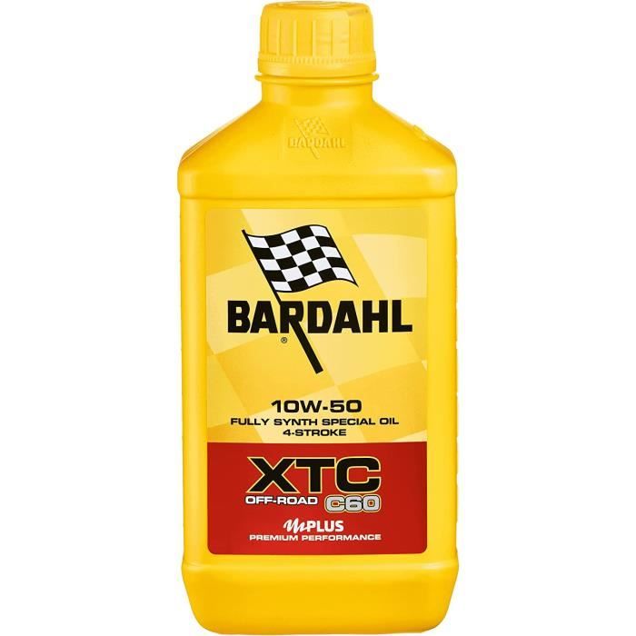 BARDAHL Motorenöl Für Motorräder 4-Takt XTC C60 10W50 – 1 Liter, Rennsport Getestet