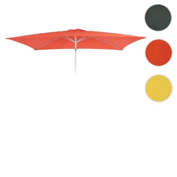 Toile de rechange pour parasol N23 - MARQUE - Modèle - Rectangulaire - Rouge