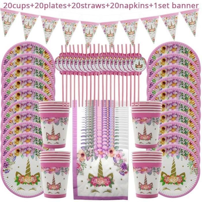 Kit De Vaisselle Jetable A Theme Licorne Assiettes En Papier Pour Anniversaire D Enfants Nappe D Modele 81pcs Hypddiyb Cdiscount Maison Kit De Vaisselle Jetable A Theme Licorne Assiettes En Papier Pour Anniversaire D Enfants Nappe D Modele 81pcs Hypddiyb Cdiscount Maison