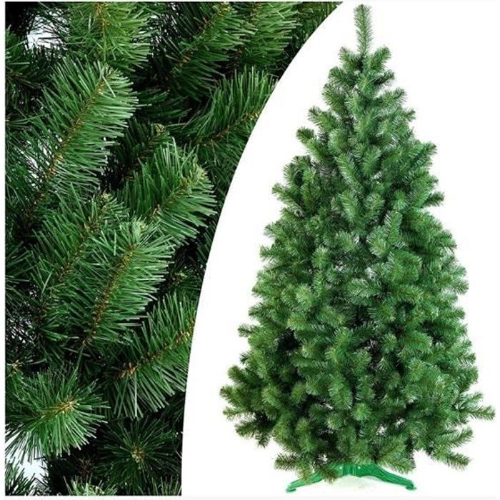 Sapin vert de Noël artificiel 220 cm Cdiscount Maison