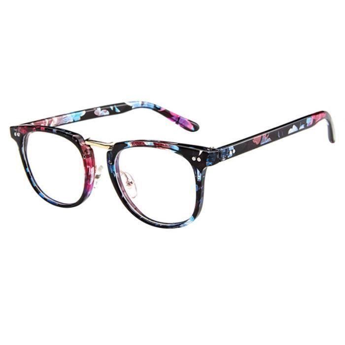 XY Monture de lunettes rétro Ronde Monture verre clair pour Hommes Femmes -  XYVSO827A5356 - Achat / Vente lunettes de vue XY@ Monture de lunettes rétro  - Cdiscoun