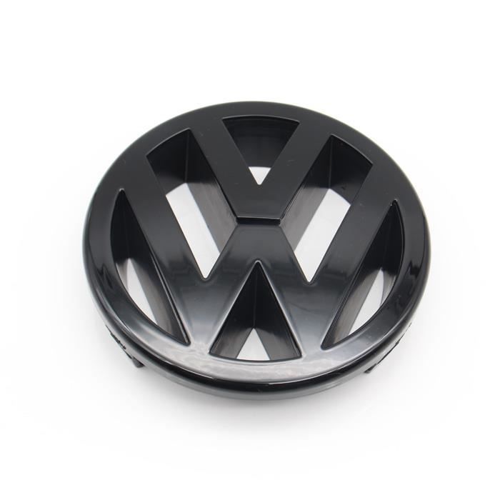 1pc Insigne logo emblème avant grill noir brillant pour Volkswagen VW golf 5 V
