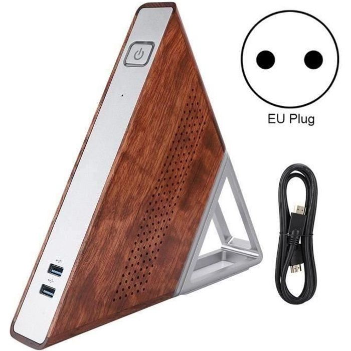 Top achat Ordinateur de bureau Acute Angle Mini-ordinateur hôte triangle aigu pour Intel N3450 Quad-core 8 Go + 192 Go 100-240V EU Plug-CHE pas cher