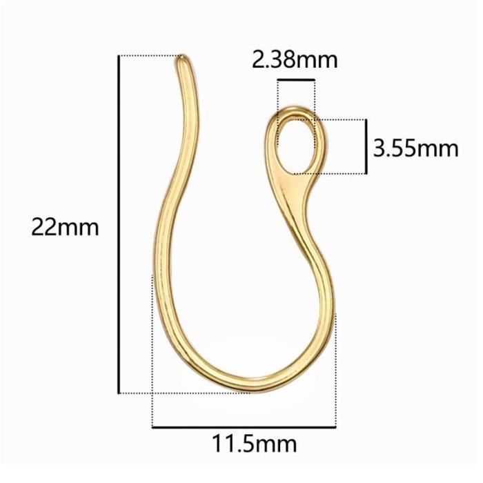 Boucles D'Oreilles Femme Géométriques Or Ou Argent – Acier Inoxydable Doré, Style Minimaliste Chic