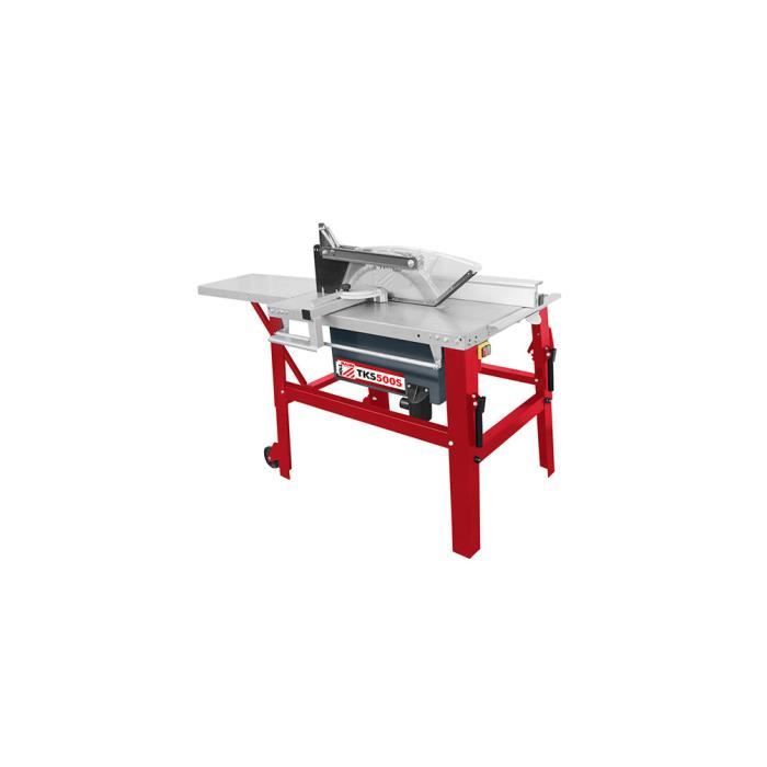 Scie circulaire sur table - D. 500 mm - 400 V - 4600 W - Inclinaison 0-45°