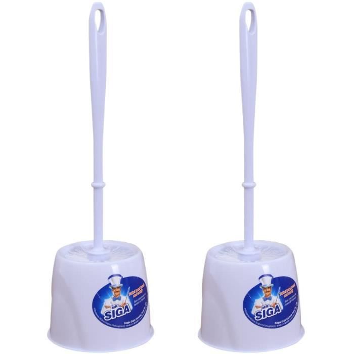 Brosse WC, Brosse de Toilette Silicone, Brosse WC Suspendu avec Support à Séchage Rapide,Brosse