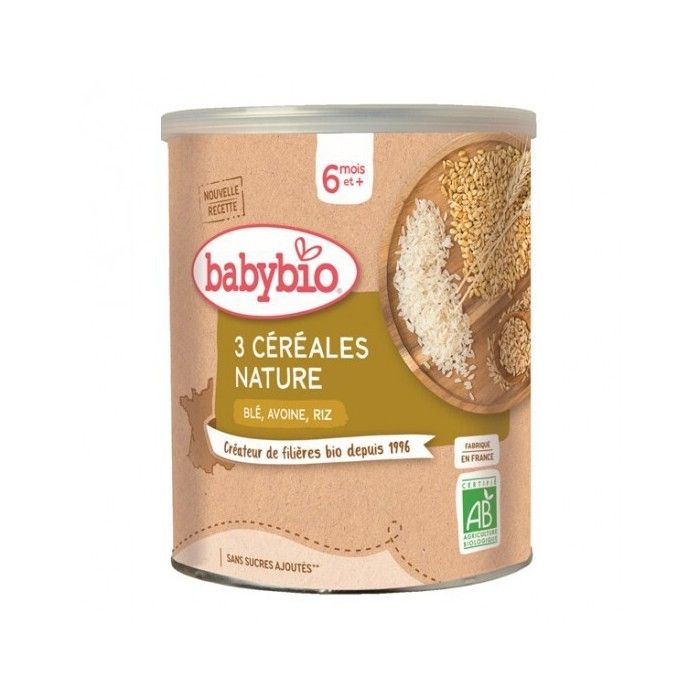 Babybio 3 Céréales Nature Bio 220g Dès 6 mois Achat / Vente — free download