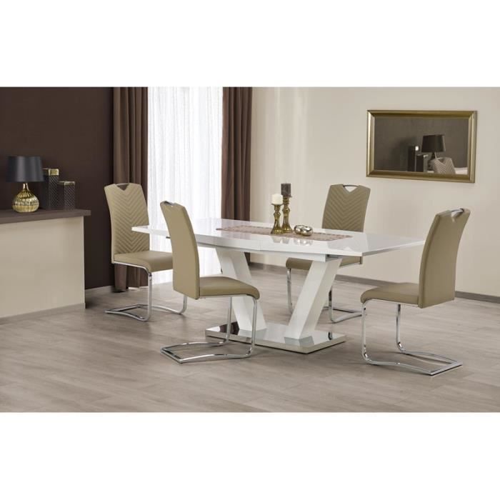 Ensemble Table A Manger Design Extensible 160 200 Cm X 90 Cm X 76