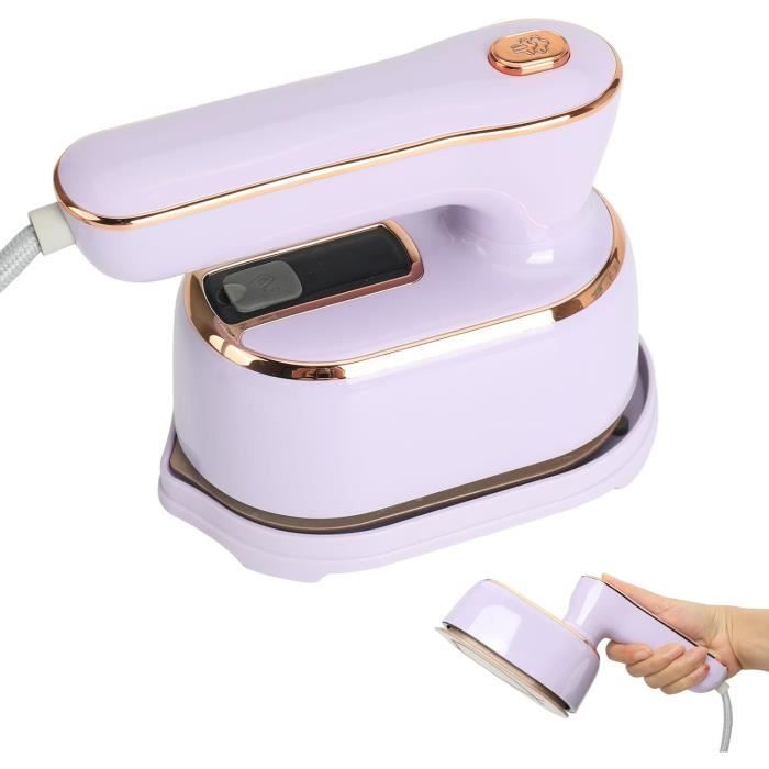 yotutun Mini Fer à Repasser, Micro Fer à Vapeur Portable Machine à repasser de Voyage avec réservoir d'eau en cachette Petite Handheld Steam Iron à chauffage rapide pour Les Voyages et à