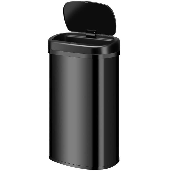 Poubelle Automatique Sans Contact 18L - Détection Infrarouge - Fermeture étanche Anti-odeurs - Rechargeable USB - Pour Cuisine, Salle De Bain - 3