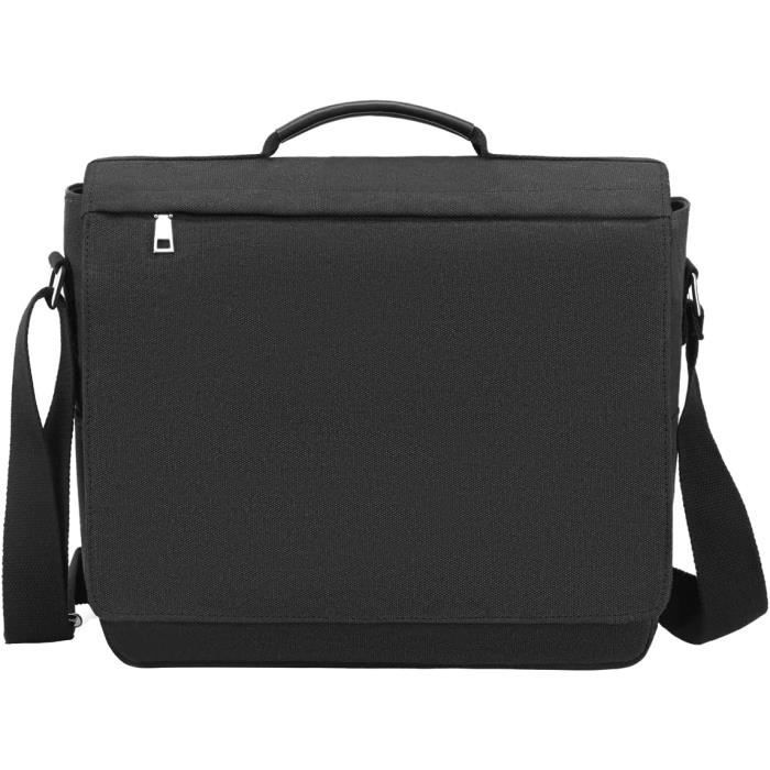 2pcs Sacs d'épaule Homme Sac Bandoulière Rétro Vintage Besace pour Voyage Loisir Bureau Quotidien Ecole