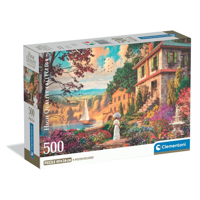 Puzzle 500 pièces : Promenade Victorienne Clementoni Puzzles - vue 3