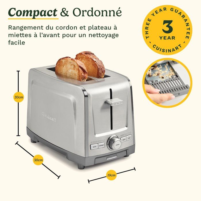 Cuisinart CPT1600E Grille pain - vue 2