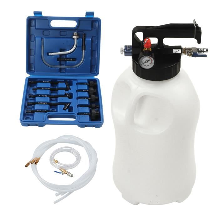 Outil De Remplissage Huile Boîte Vitesses Hopzty 6L - 15 Adaptateurs Inclus Pour Voiture