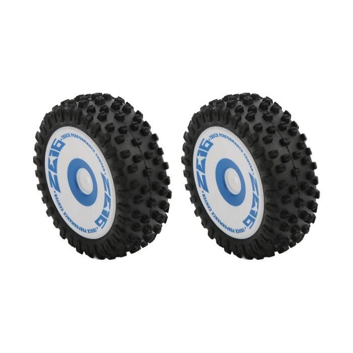 4 Pneus RC 1/8 Caoutchouc Haute Poignée - Roues Pour Serpent SRX8 Kyosho MP9 - Noir
