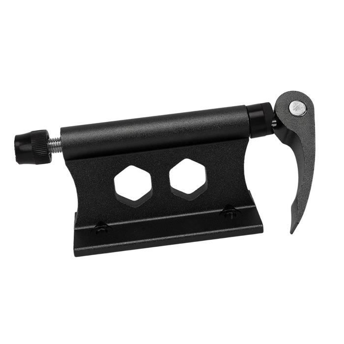 SUPAWAY Bloc Vélo – Support De Fourche En Alliage D’aluminium – Rouge, 16,5 X 4 X 5,9 Cm – Fixation Rapide – Transport Et Rangement