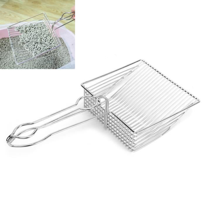 Pelle à Litière Pour En Métal Et Acier Inoxydable, Tamisage En Profondeur, Fournitures De