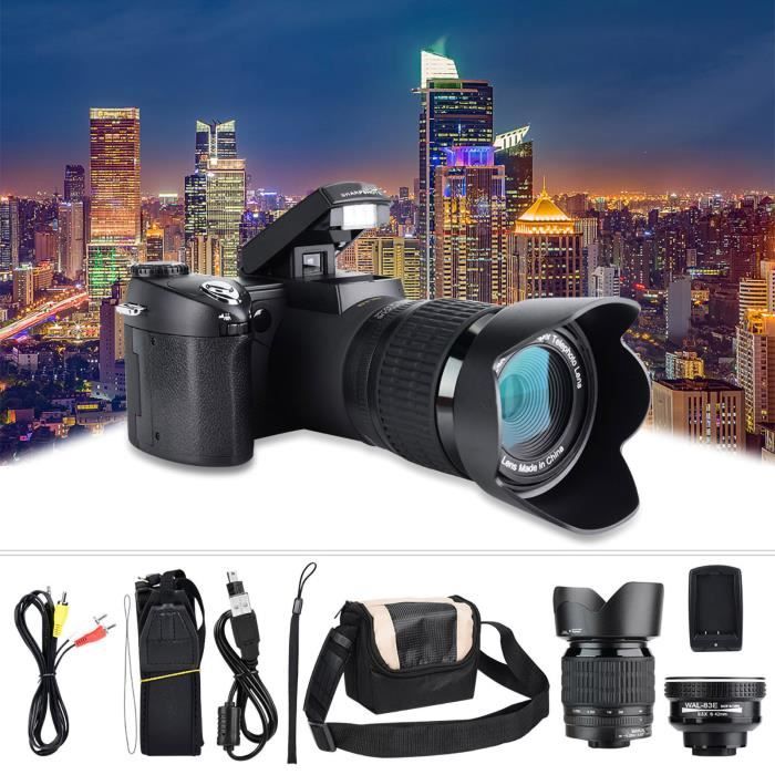 ROM Caméra Hd Appareil Photo Numérique Full Hd, D7100 33Mp Cran Lcd Tft 3,0 Pouces Zoom 24X Caméra Dslr Optique Camescope