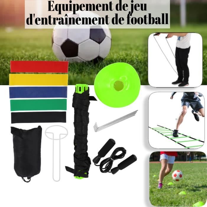 Kit Entraînement Football Complet – Échelle D’agilité 6m, 20 Cônes, Parachute, Sac – Pour Enfants Et Adultes