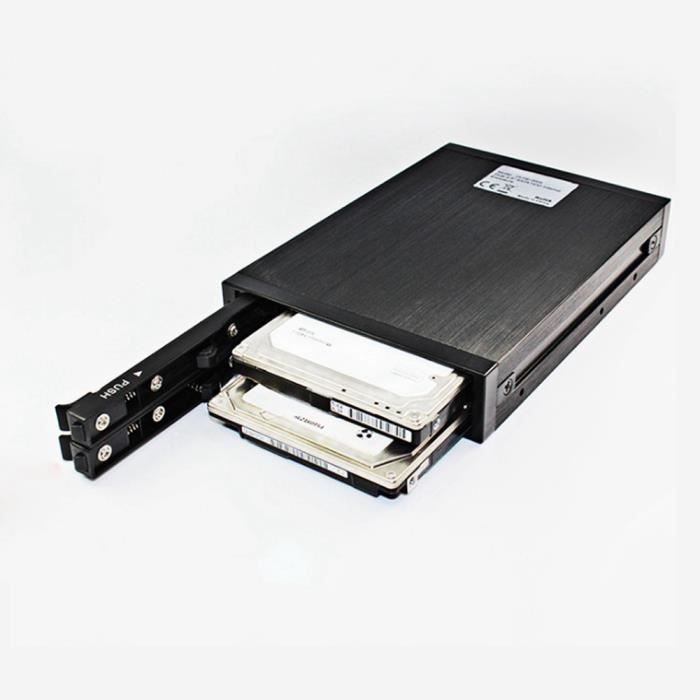 Cage Rack Disque Dur 5,25 Pouces Vers 5 X 3,5 Pouces SATA HDD - Adaptateur Avec Ventilateur